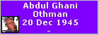Abdul Ghani Othman